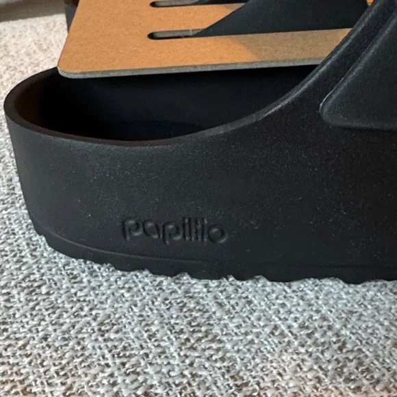 Papillio by Birkenstock Black Triple-Strap Slide Sandals - Picture 8 of 8